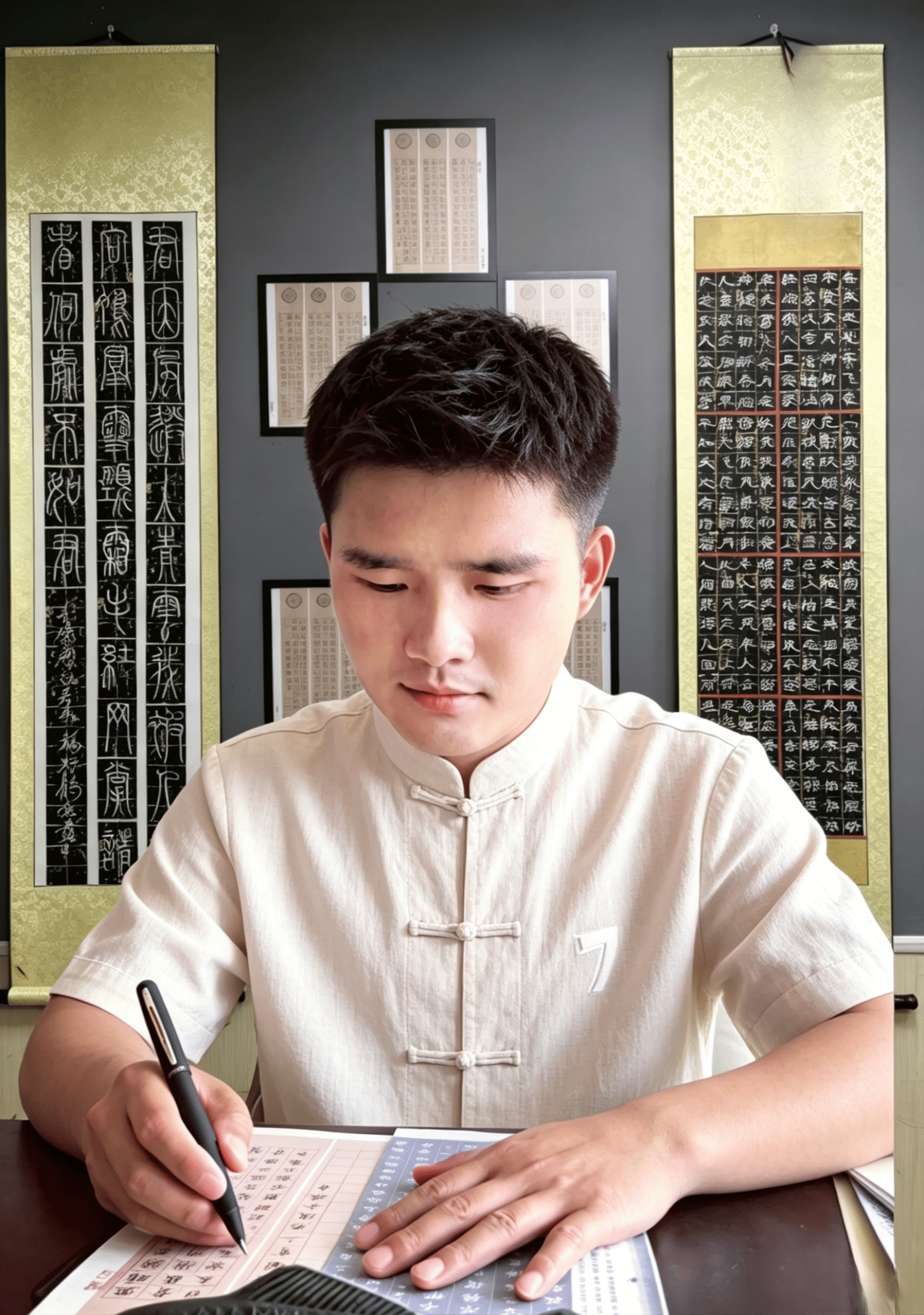 熊嘉兴 书法教师